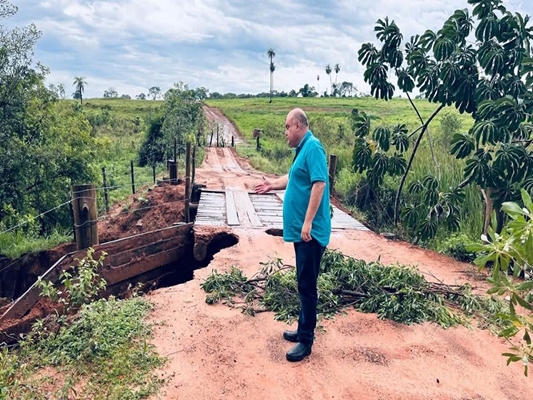 Área rural também atingida