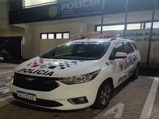 Ocorrência registrada na Central de Flagrantes 