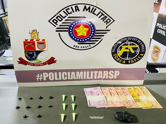 Polícia Militar 'prende' garoto traficante em Votuporanga