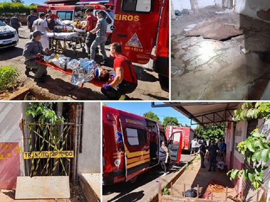 Moradores de rua caem em poço em Fernandópolis