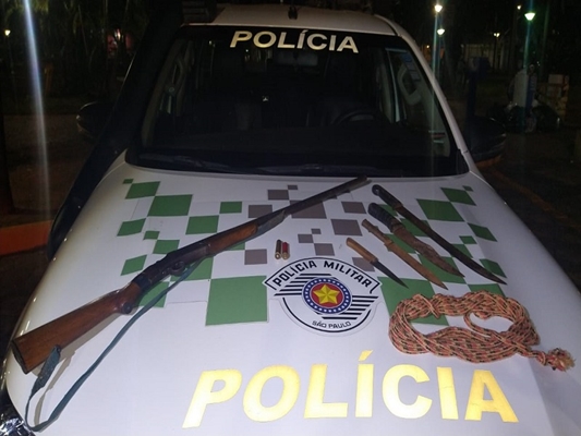 Polícia Ambiental flagra caçador de capivara em Riolândia