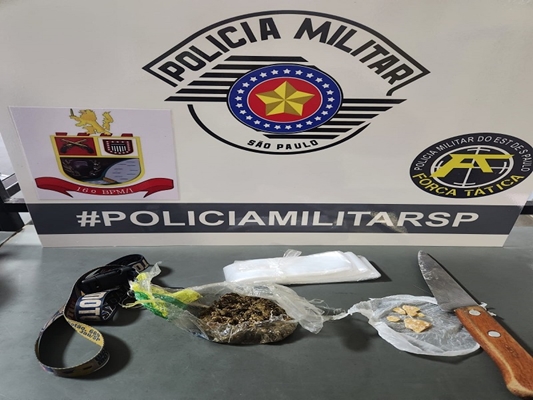 PM prende rapaz com drogas e moto adulterada 