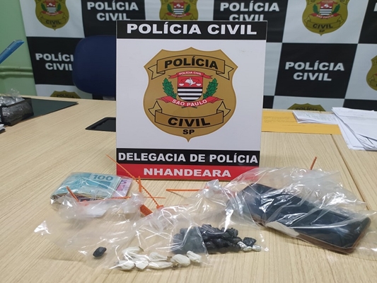 Ação integrada da Polícia Civil prende traficante em Nhandeara