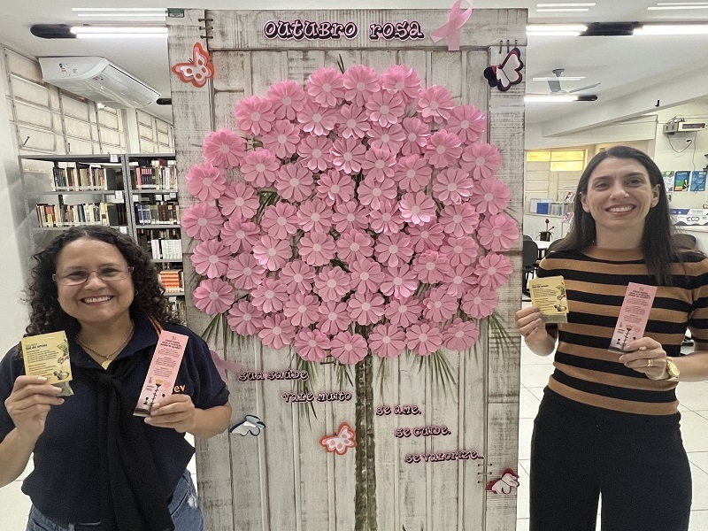 Biblioteca e Nutrição da Unifev na prevenção ao câncer