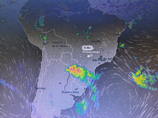 Mapa do VentuSky 