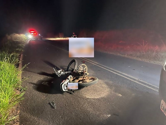 Motociclista morre atingido por veículo em Estrela D'Oeste 