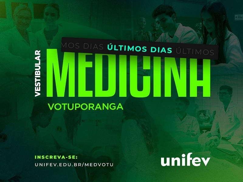Últimos dias do vestibular de Medicina Unifev