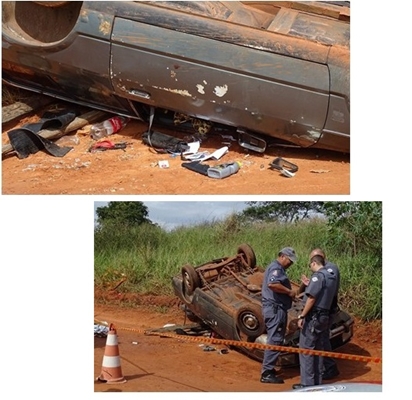 Motorista morre em capotamento em estrada rural entre Fernandópolis e Meridiano