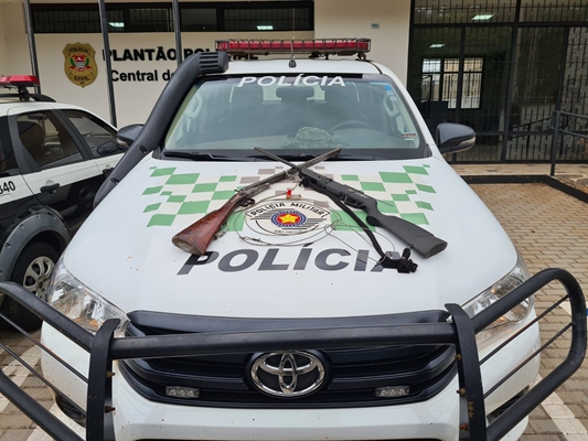 Polícia Ambiental prende homem com armas ilegais