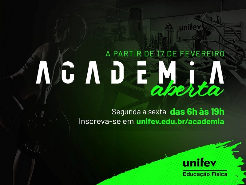 Unifev está com inscrições abertas para academia