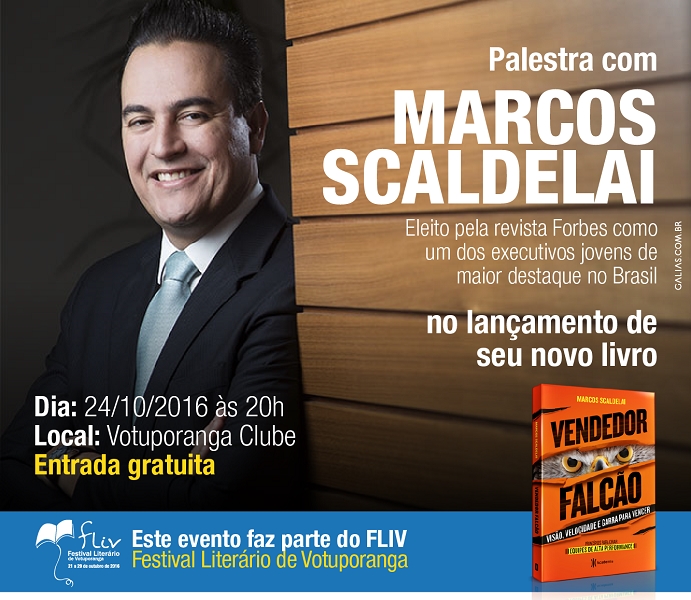 Marcos Scandelai lança livro em Votuporanga 