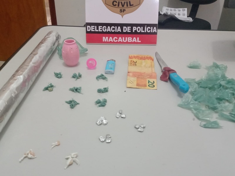 Polícia Civil de Macaubal pega 2 traficantes de crack