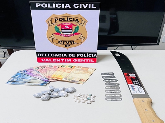 Polícia Civil prende traficante em Valentim Gentil