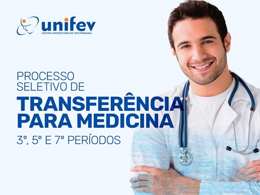 Curso de Medicina da UNIFEV abre 4 vagas para transferência