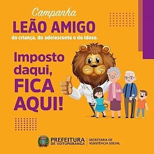 Ajuda na campanha Leão Amigo até dia 30