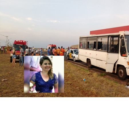 Mulher de 37 anos morre em acidente de moto e ônibus em Votuporanga