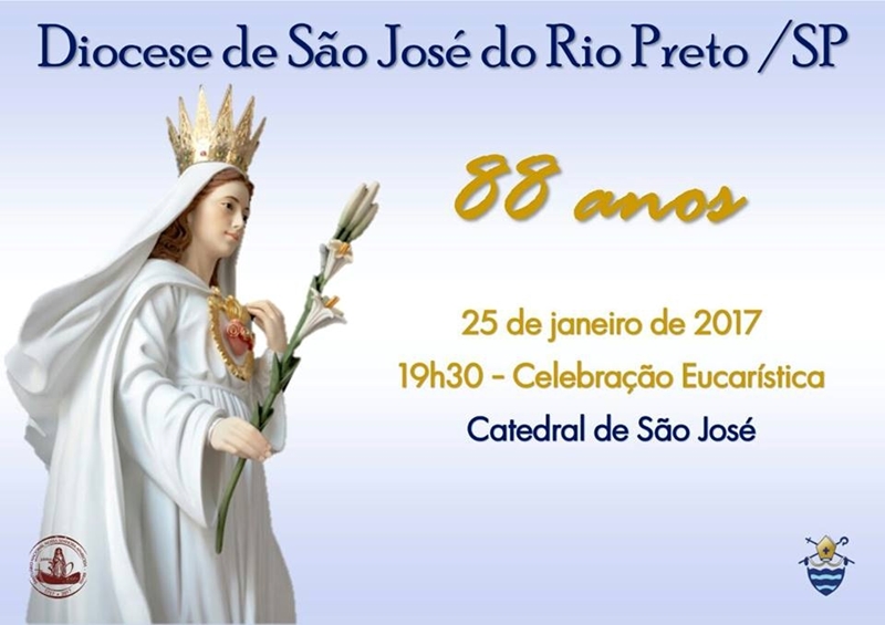 Diocese de Rio Preto completa 88 anos