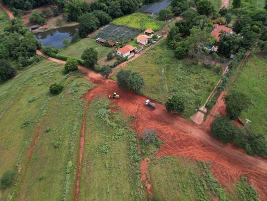 Serviços Urbanos segue com trabalho de melhorias em estradas rurais