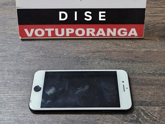 Aparelho tinha foto da vítima 