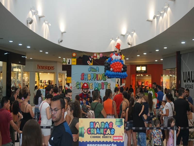 Shopping Cidade Norte comemora aniversário e Dia das Crianças