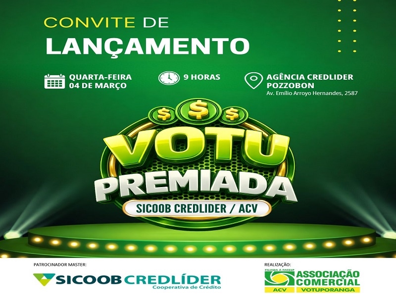 Lançamento da Votu Premiada Sicoob Credlíder / ACV