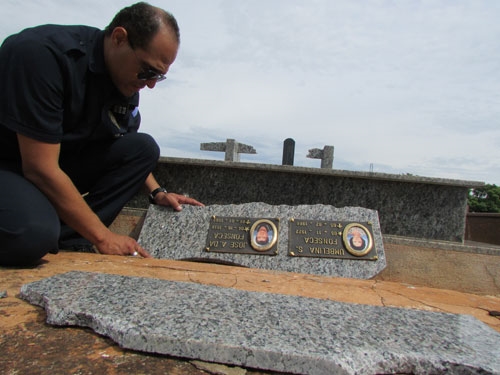 Túmulos são violados em Araçatuba