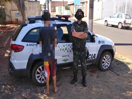 Polícia Ambiental captura procurado em Ouroeste